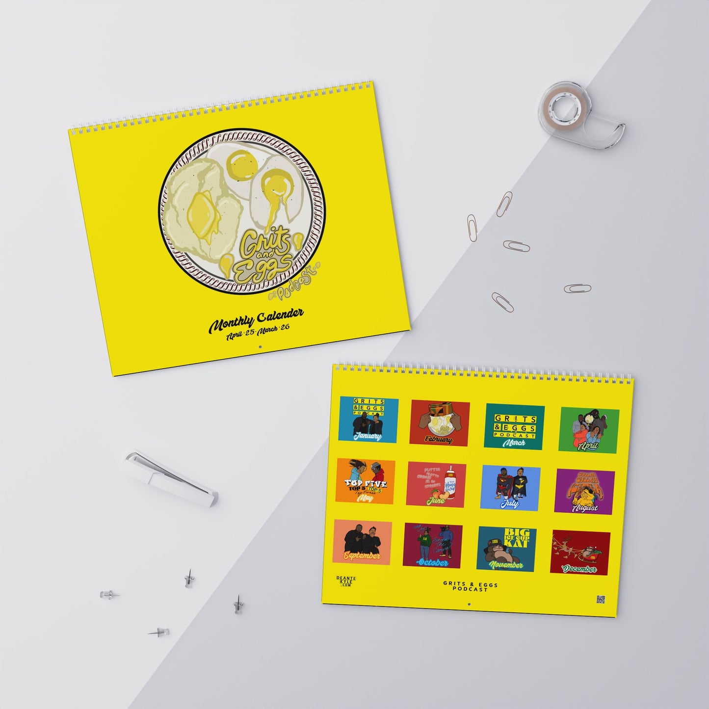 G&E Wall Calendar (April '25 - March '26)
