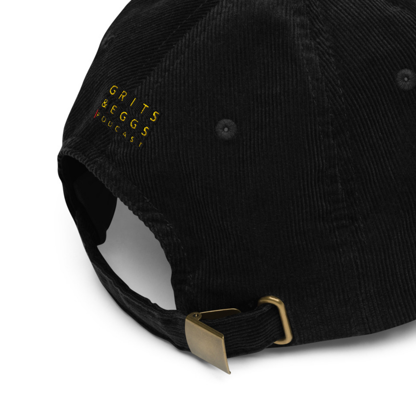 Embroidered Hater/Liar - Inverted Bubble - Cord Dad Hats