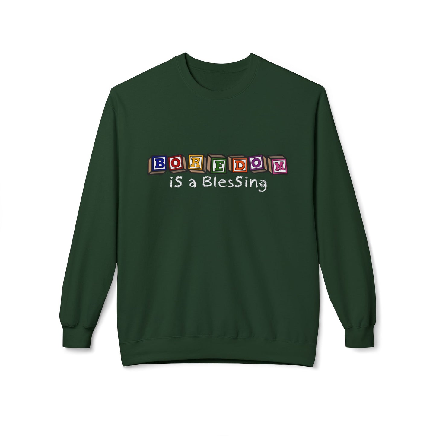 Boredom is a Blessing - Midweight Crewneck