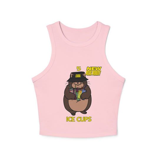 NMM - 5 Ice Cups - Racer Back Cropped tank