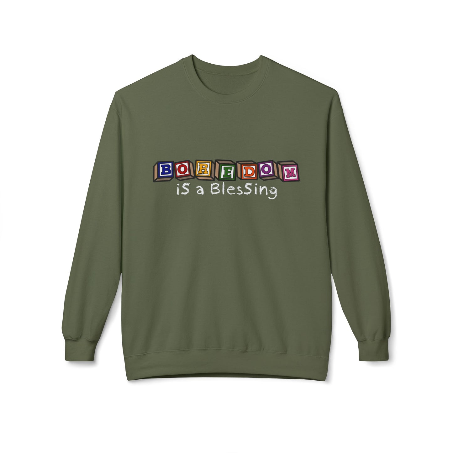 Boredom is a Blessing - Midweight Crewneck