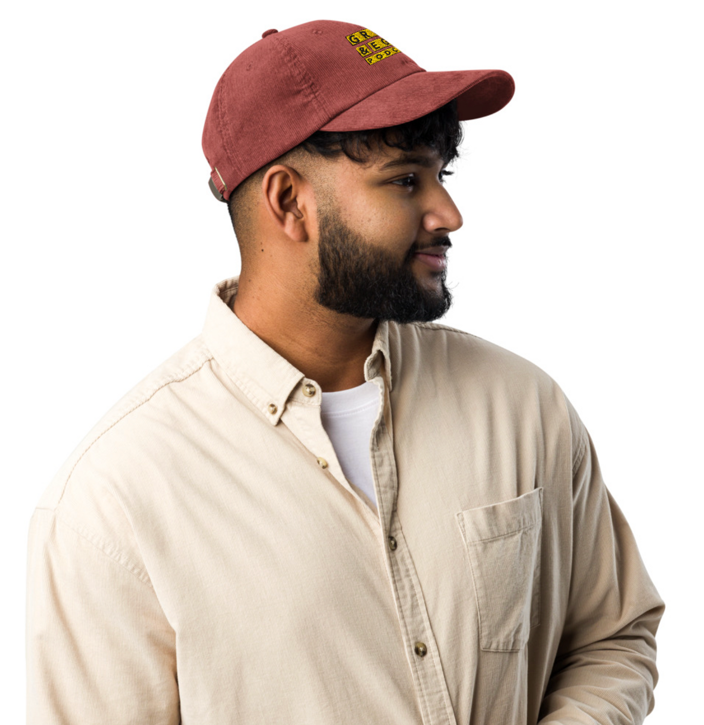 Embroidered Signature G&E - Cord Dad Hat