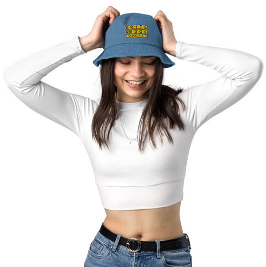Embroidered Signature G&E Logo - Denim Bucket